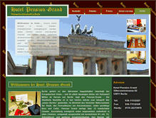 Tablet Screenshot of pension-grand.de